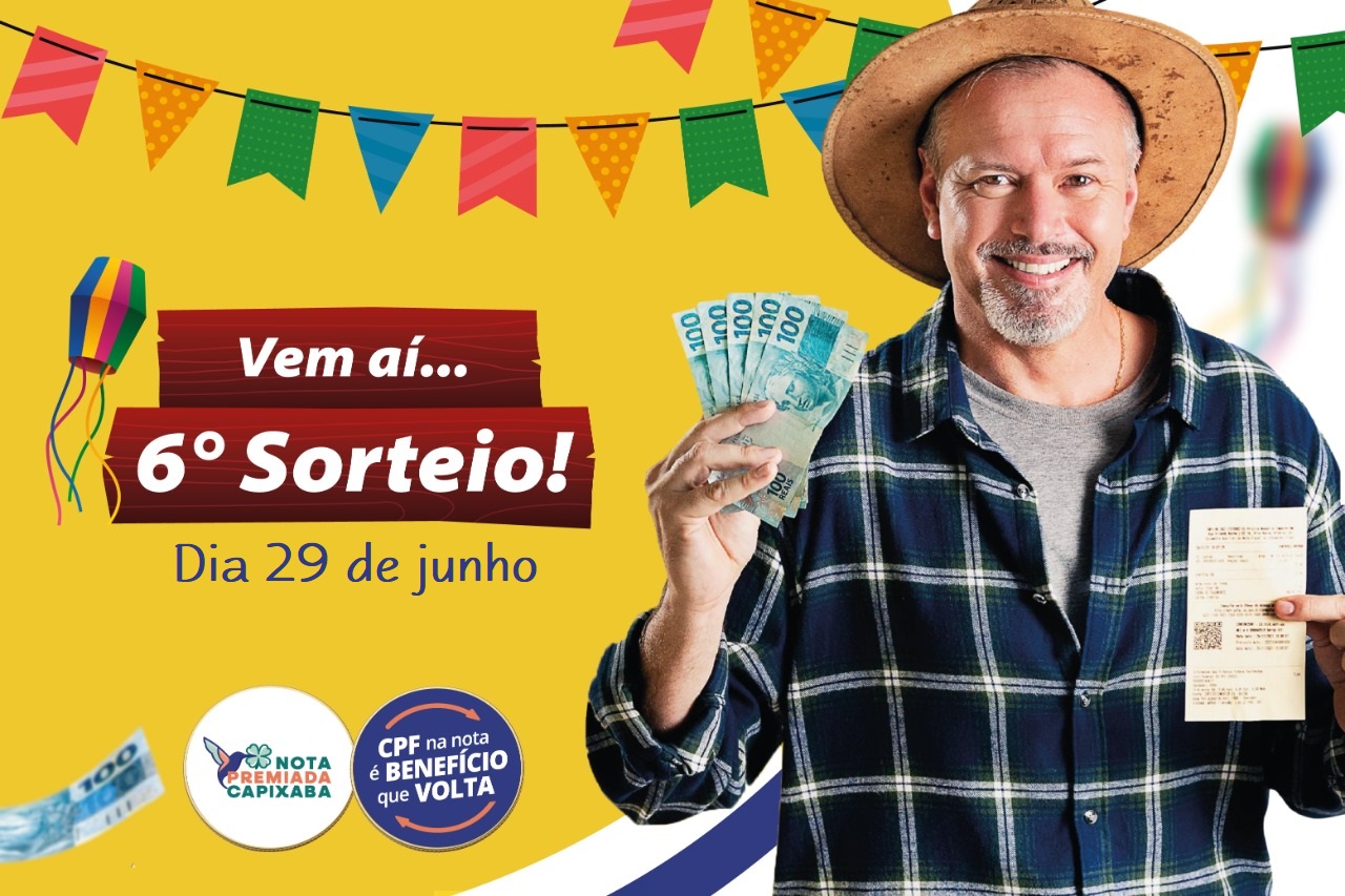 6º sorteio nota premiada