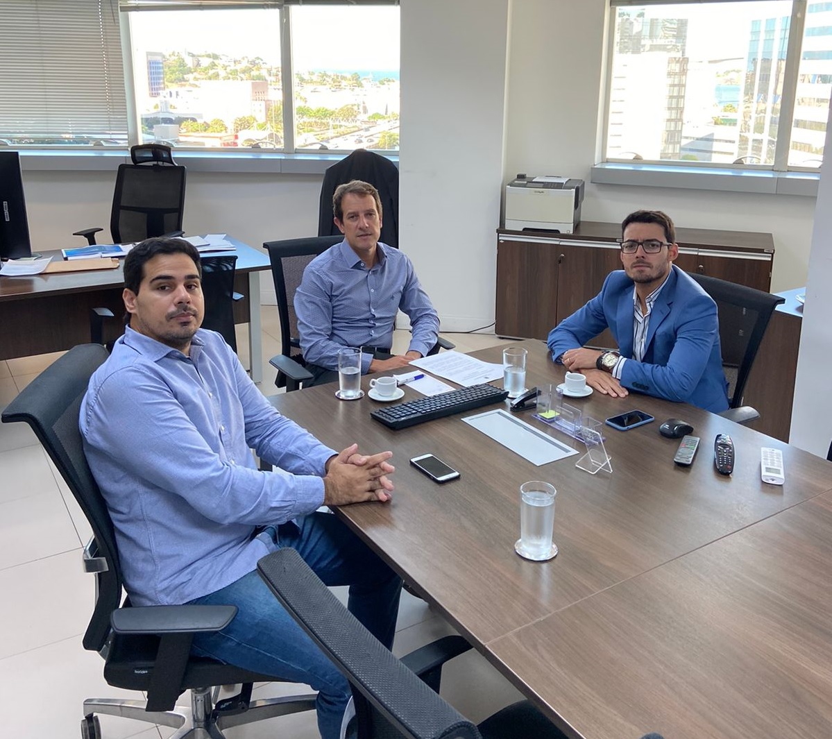 Equipe do Tesouro com o secretário Marcelo Altoé