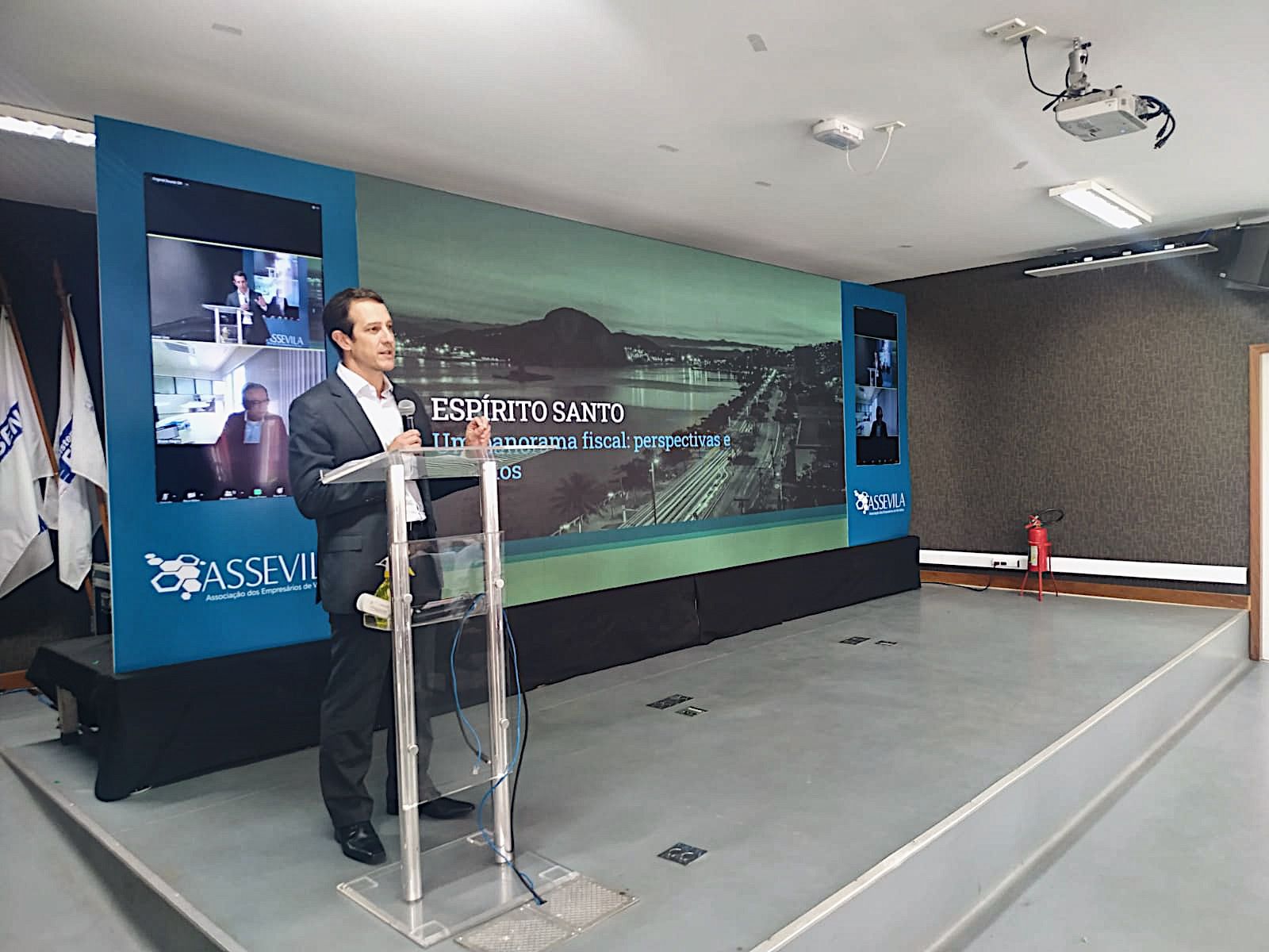Marcelo Altoé no evento da Assevila