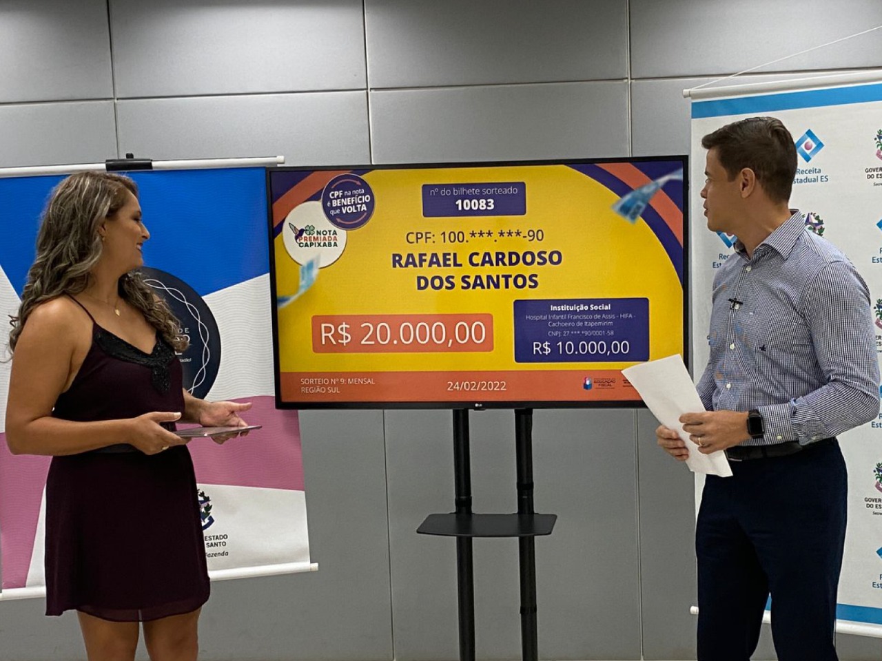 Segundo Sorteio do Nota Premiada Capixaba